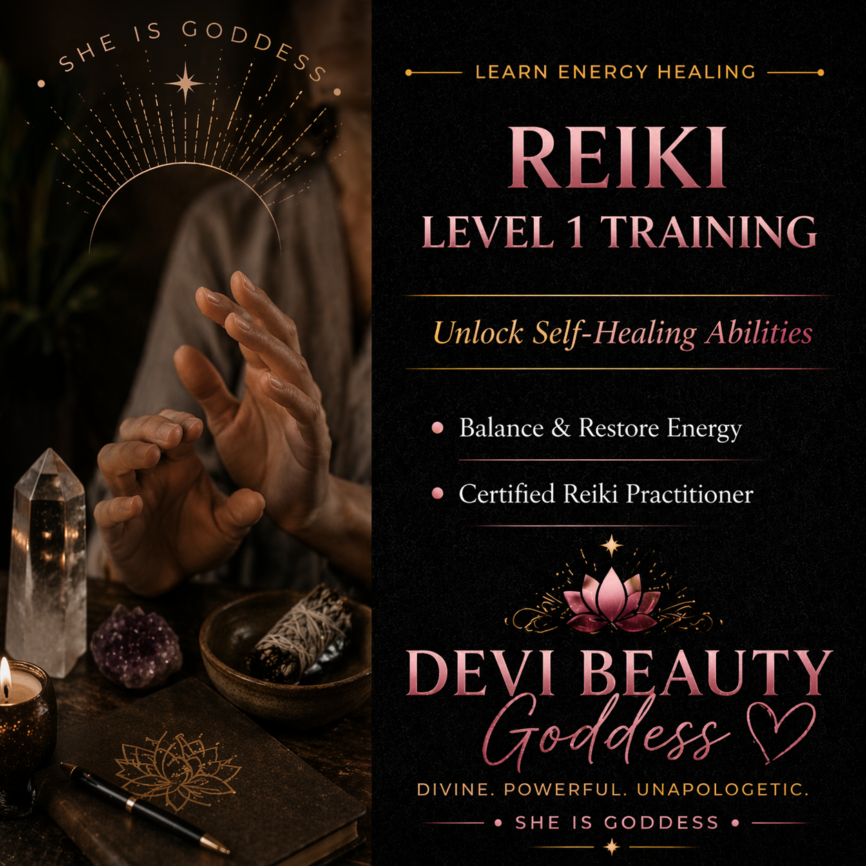 ✨ Reiki Level 1 Training