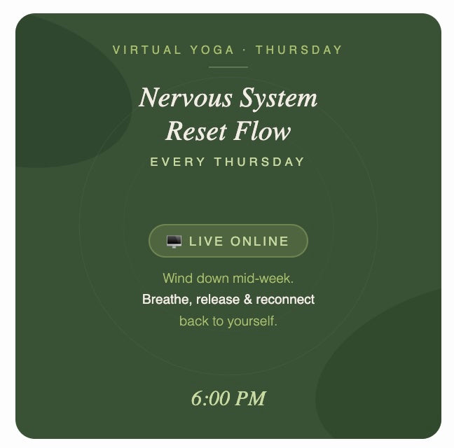 Nervous System Reset Flow