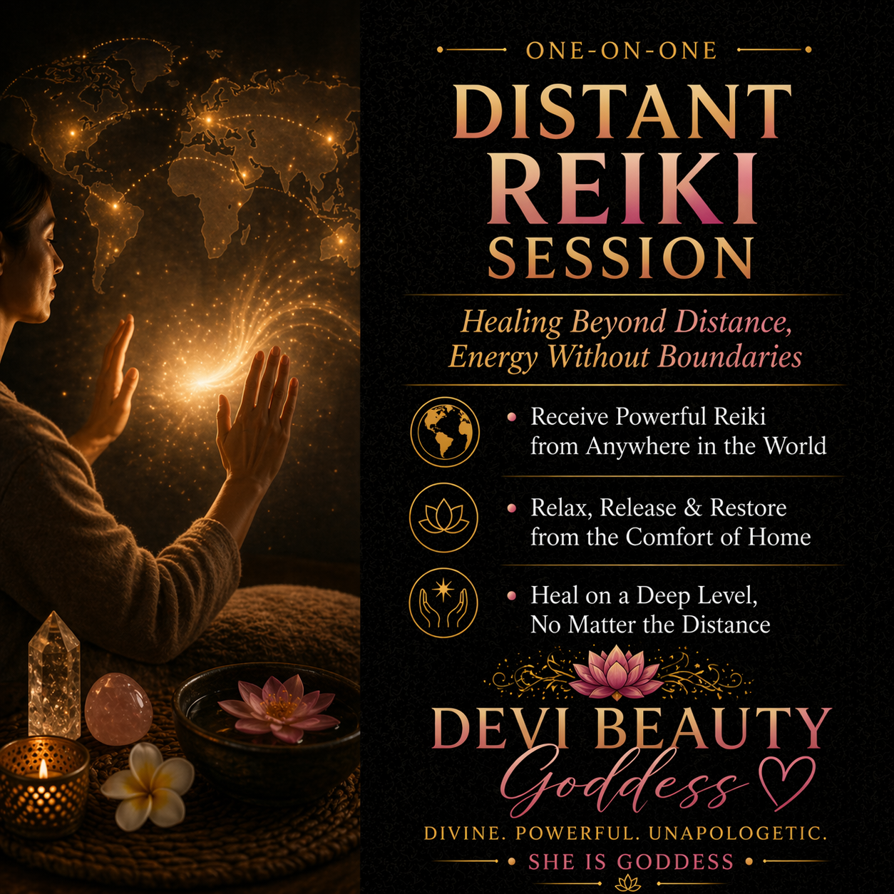 ✨ One-Hour Distant Reiki Session
