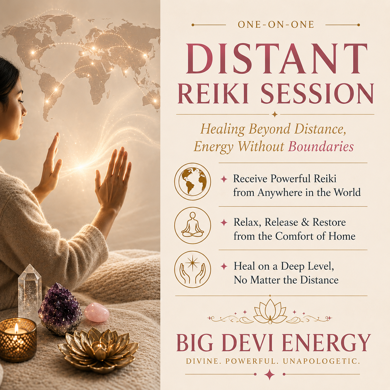 ✨ One-Hour Distant Reiki Session
