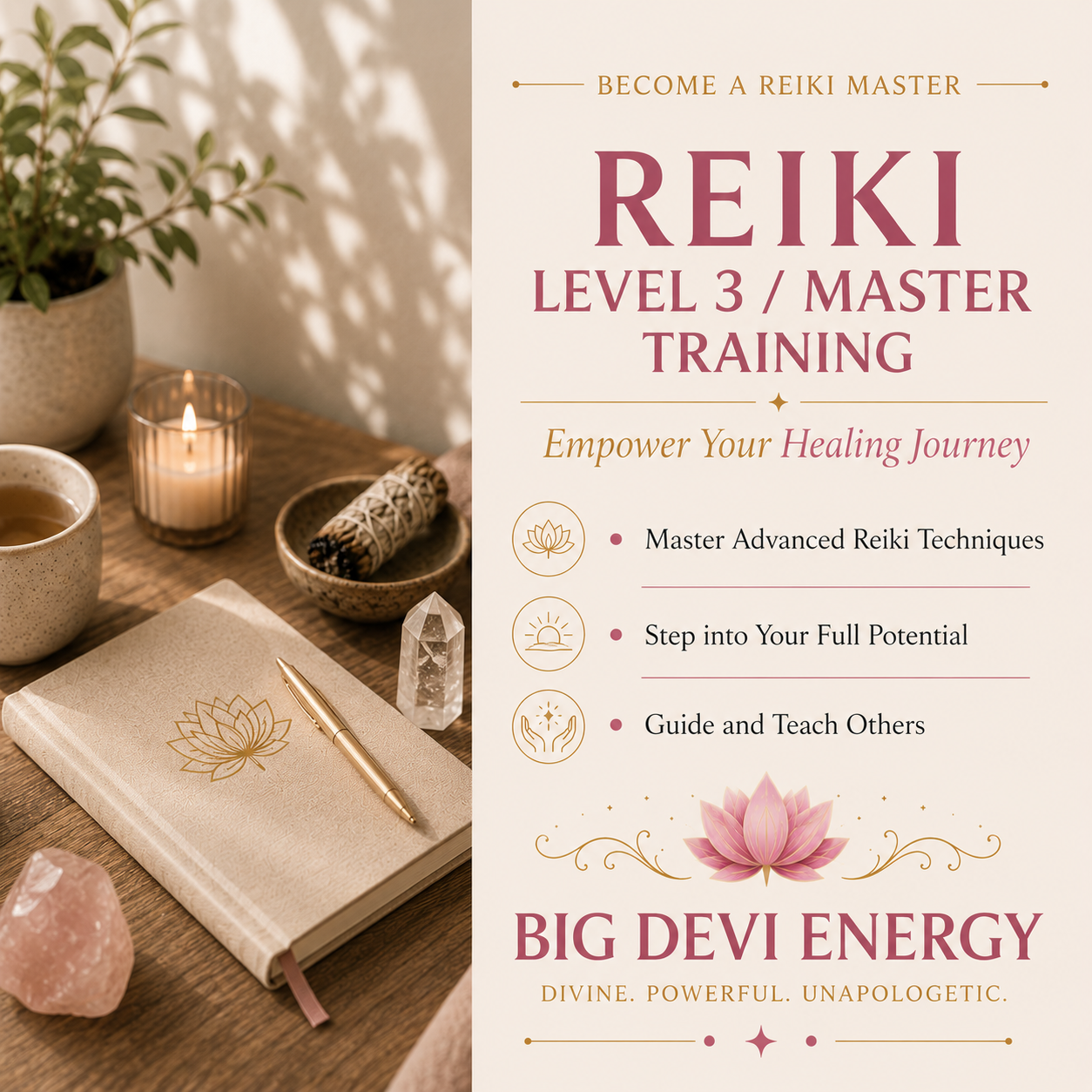 👑 Reiki Master / Level 3 Training