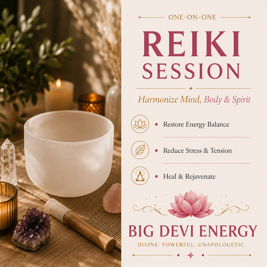 ✨ 60-Minute In-Person Reiki + Crystal Session