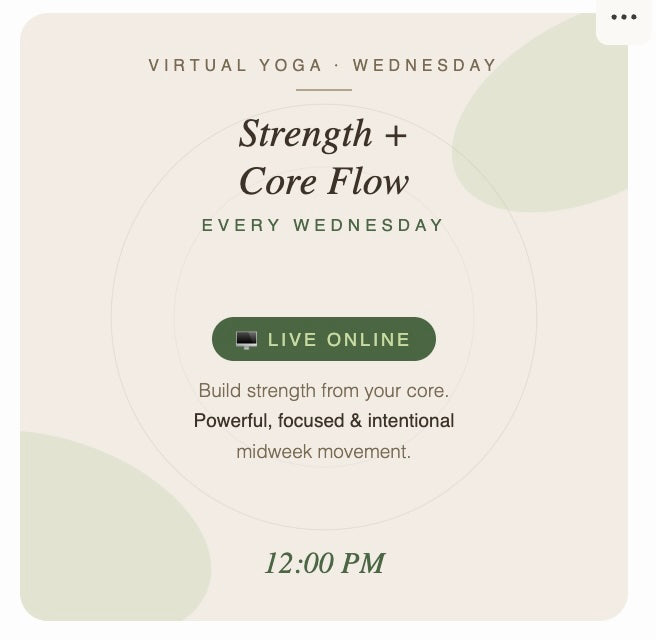 Strength + Core Flow