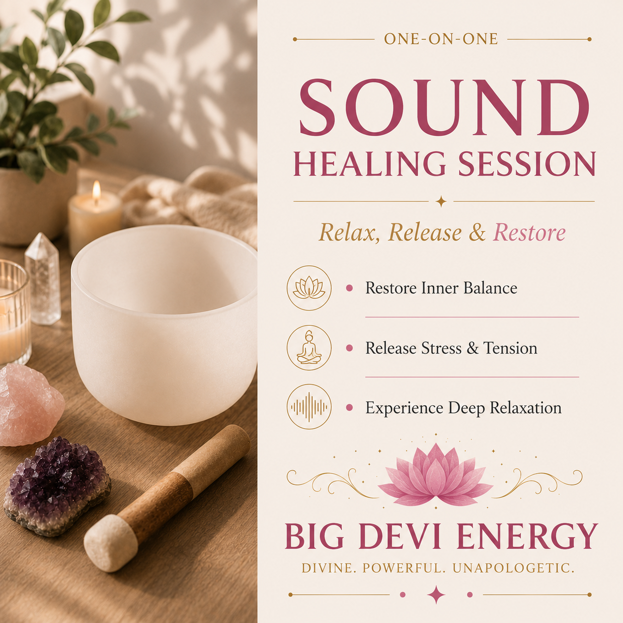 🔔✨ Reiki Soundbath (In-Person or Virtual)