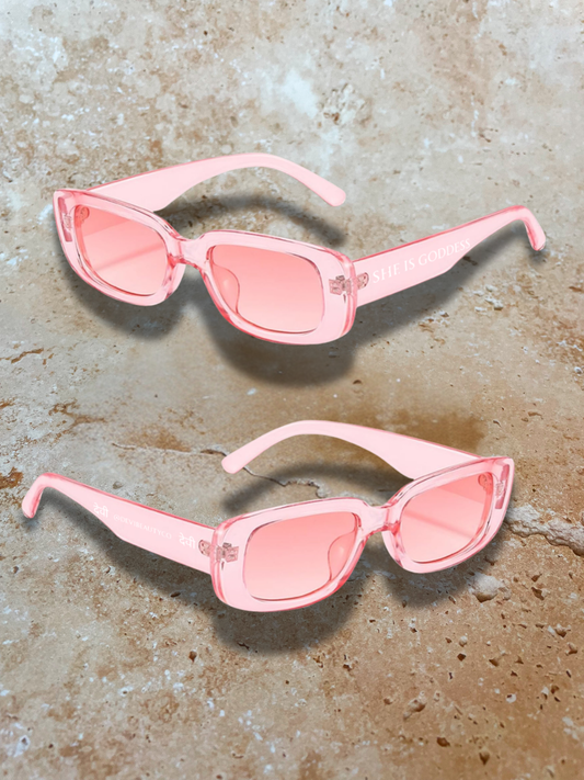 Devi Beauty Signature Rose Quartz Pink Sunglasses