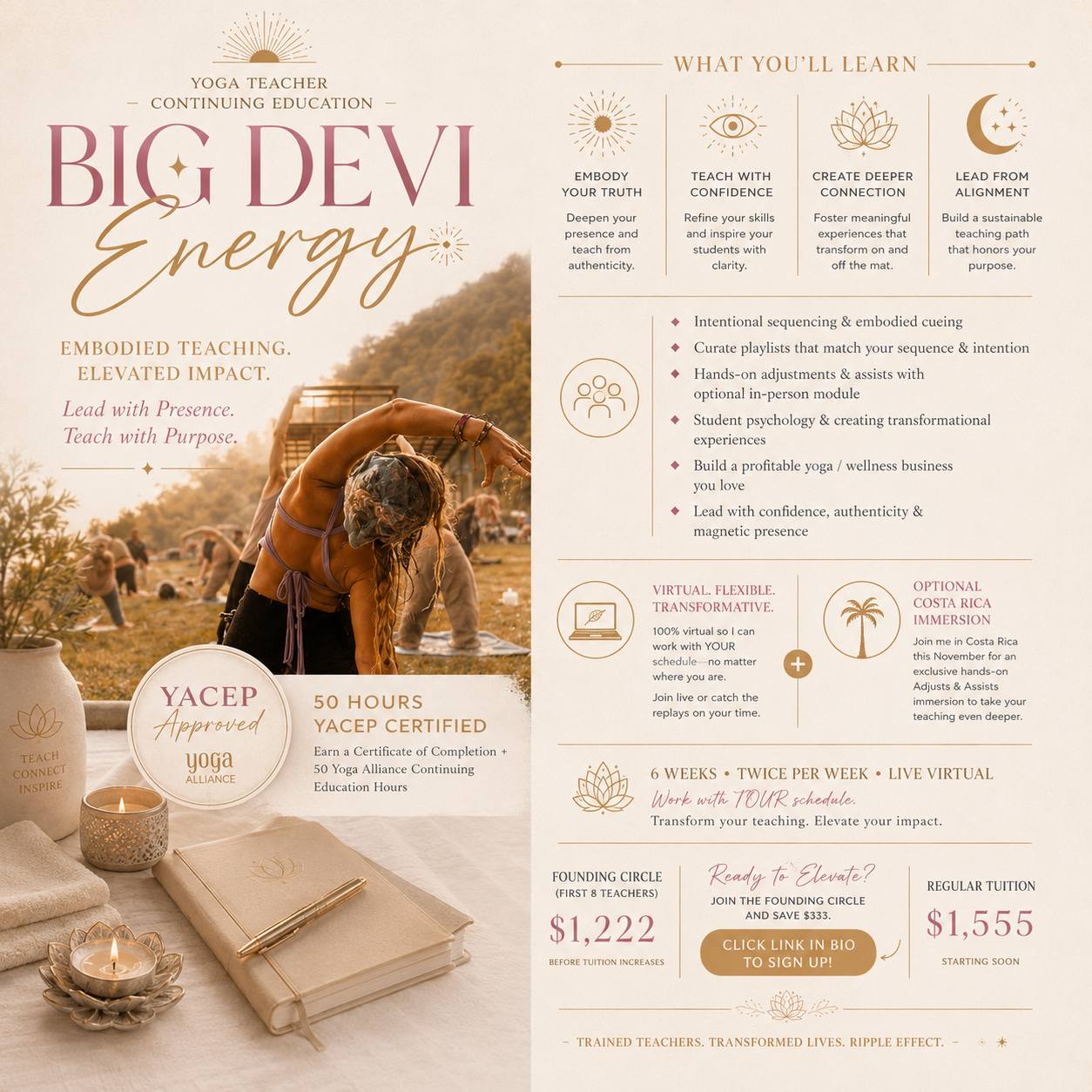 Big Devi Energy™ Yoga Teacher Continuing Education
