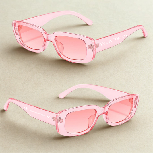 Devi Beauty Signature Rose Quartz Pink Sunglasses